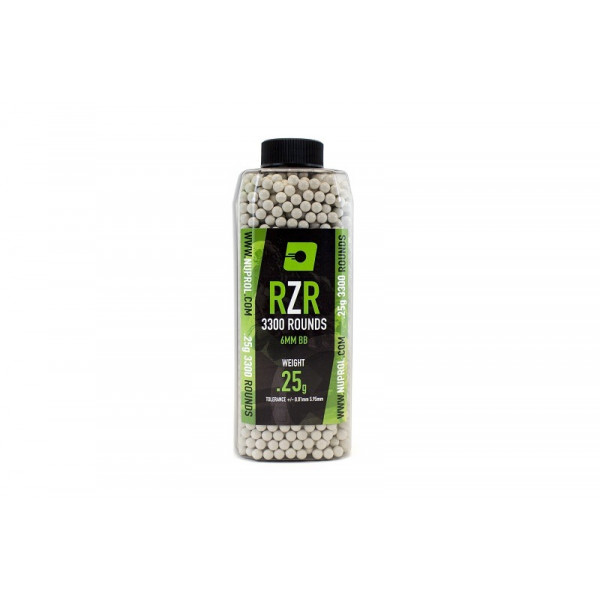 WE шары Nuprol 0.25g RZR BBs - 3300 BBs